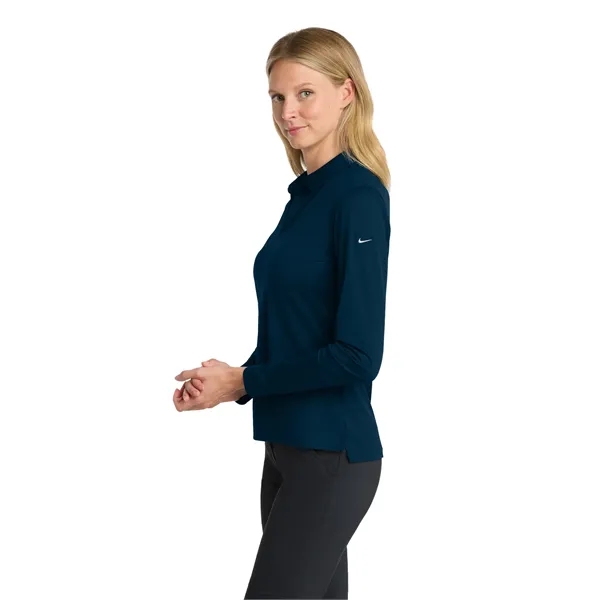 Nike Ladies Dri-FIT Micro Pique 2.0 Long Sleeve Polo... from ASI 84863 SanMar