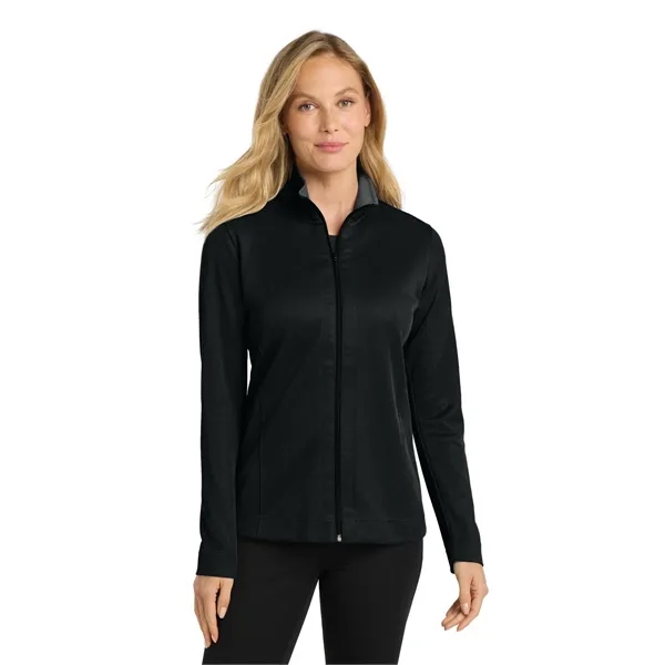 Port Authority Ladies Vertical Texture Full-Zip Jacket.... from ASI 84863 SanMar