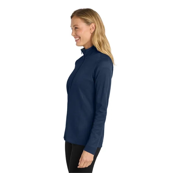 Port Authority Ladies Vertical Texture Full-Zip Jacket.... from ASI 84863 SanMar