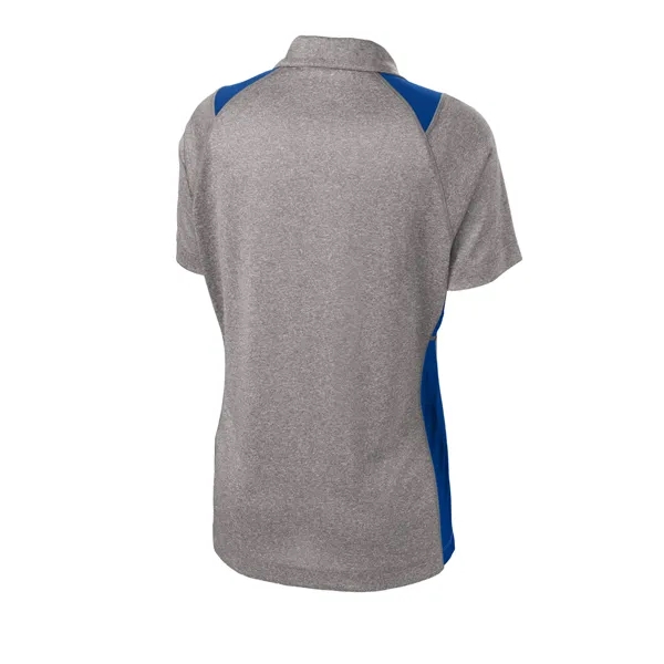 Sport-Tek Ladies Heather Colorblock Contender Polo.... from ASI 84863 SanMar