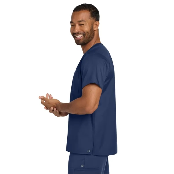 WonderWink Unisex WorkFlex Chest Pocket V-Neck Top... from ASI 84863 SanMar