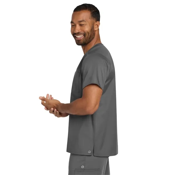 WonderWink Unisex WorkFlex Chest Pocket V-Neck Top... from ASI 84863 SanMar