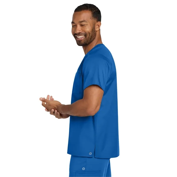 WonderWink Unisex WorkFlex Chest Pocket V-Neck Top... from ASI 84863 SanMar