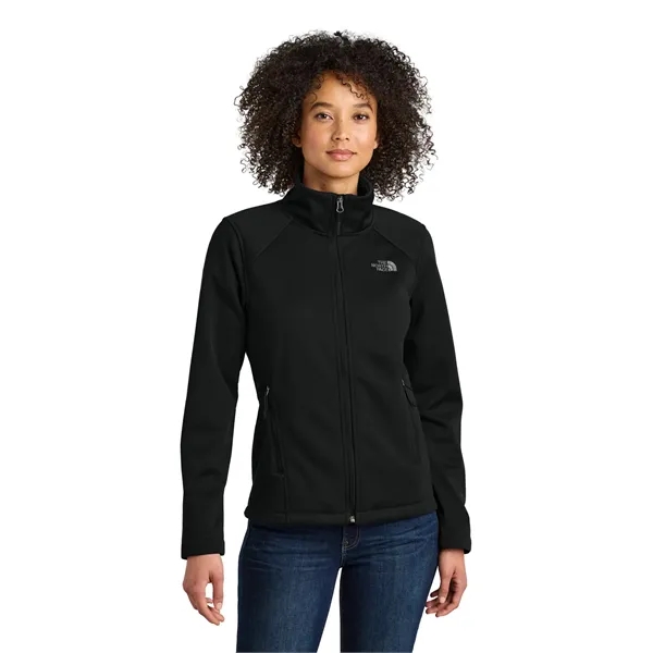The North Face Ladies Chest Logo Ridgewall Soft Shell Jacket... from ASI 84863 SanMar