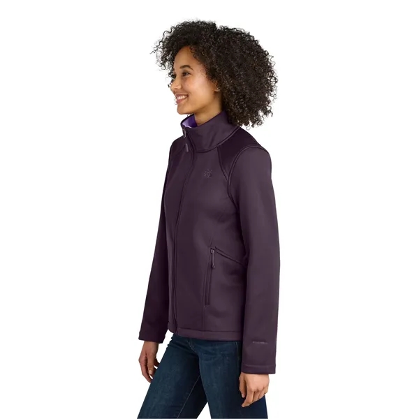 The North Face Ladies Chest Logo Ridgewall Soft Shell Jacket... from ASI 84863 SanMar