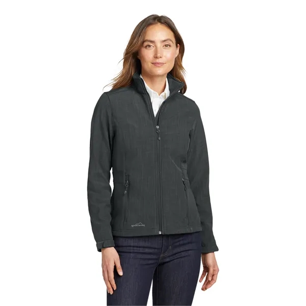 Eddie Bauer Ladies Shaded Crosshatch Soft Shell Jacket.... from ASI 84863 SanMar