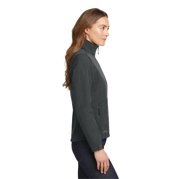 Eddie Bauer Ladies Shaded Crosshatch Soft Shell Jacket.... from ASI 84863 SanMar