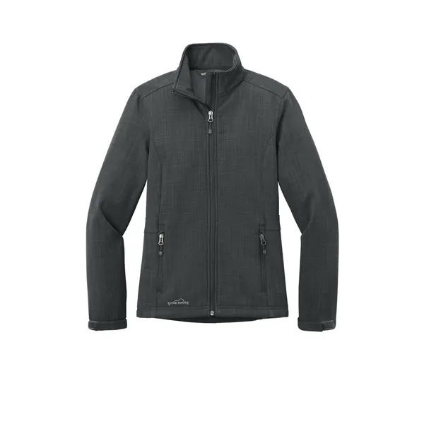 Eddie Bauer Ladies Shaded Crosshatch Soft Shell Jacket.... from ASI 84863 SanMar