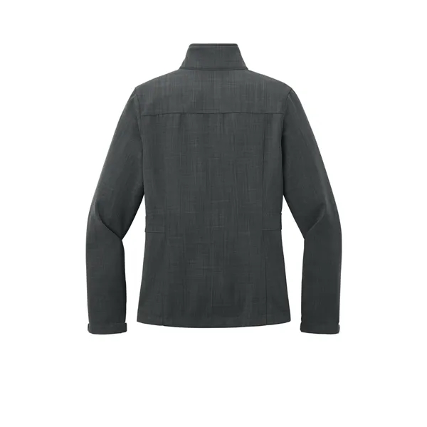 Eddie Bauer Ladies Shaded Crosshatch Soft Shell Jacket.... from ASI 84863 SanMar