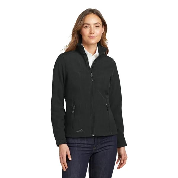 Eddie Bauer Ladies Shaded Crosshatch Soft Shell Jacket.... from ASI 84863 SanMar