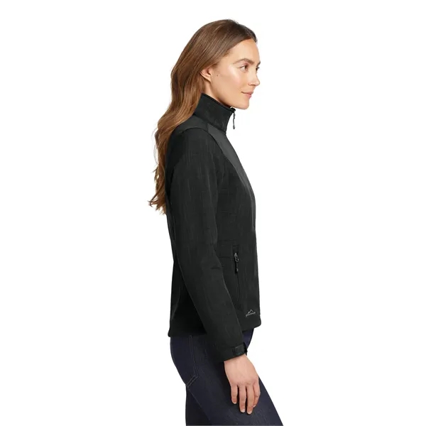 Eddie Bauer Ladies Shaded Crosshatch Soft Shell Jacket.... from ASI 84863 SanMar