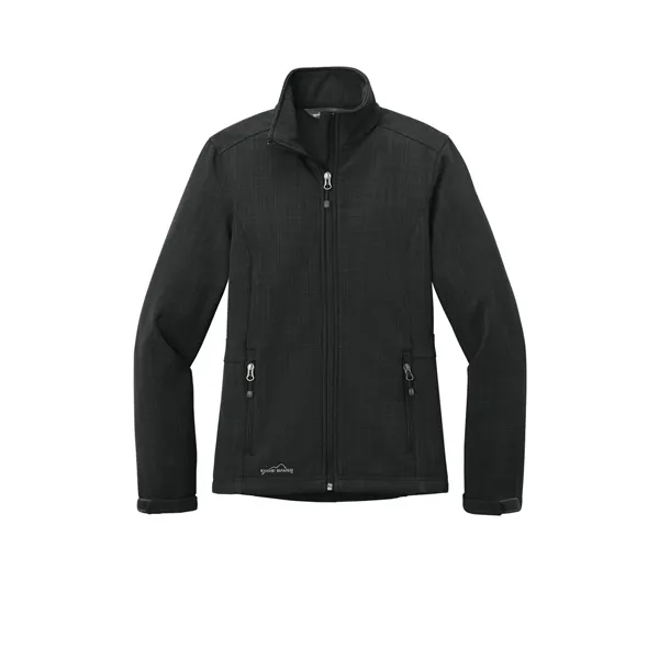 Eddie Bauer Ladies Shaded Crosshatch Soft Shell Jacket.... from ASI 84863 SanMar