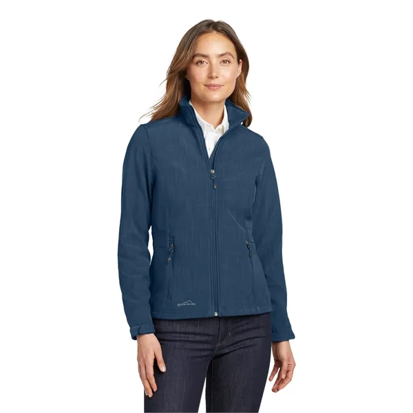 Eddie Bauer Ladies Shaded Crosshatch Soft Shell Jacket.... from ASI 84863 SanMar