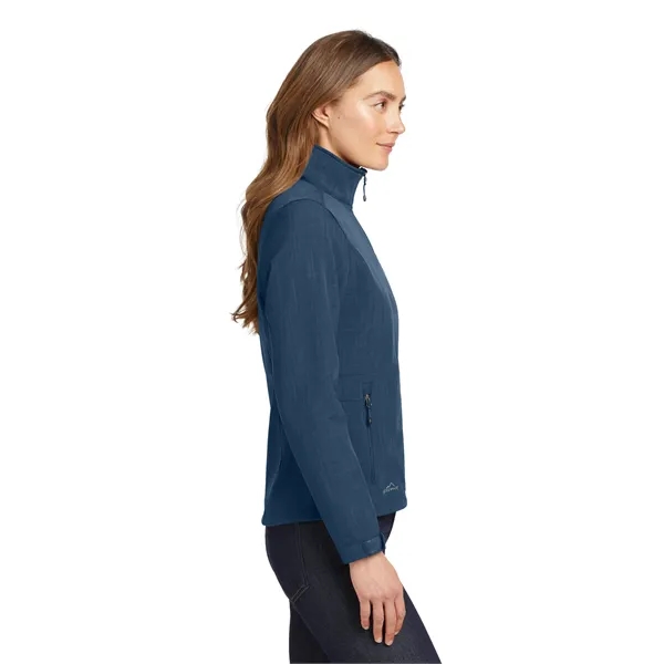 Eddie Bauer Ladies Shaded Crosshatch Soft Shell Jacket.... from ASI 84863 SanMar