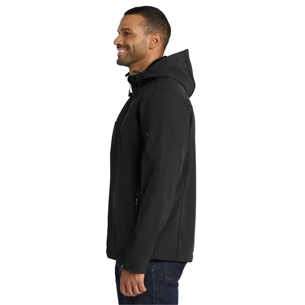 Port Authority Textured Hooded Soft Shell Jacket.... from ASI 84863 SanMar