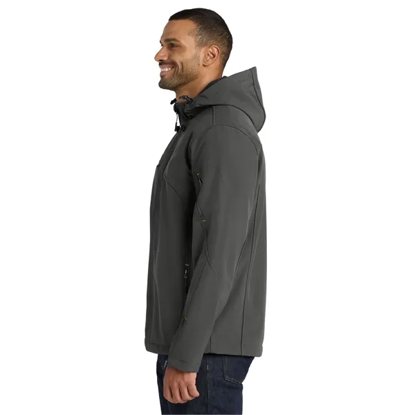 Port Authority Textured Hooded Soft Shell Jacket.... from ASI 84863 SanMar