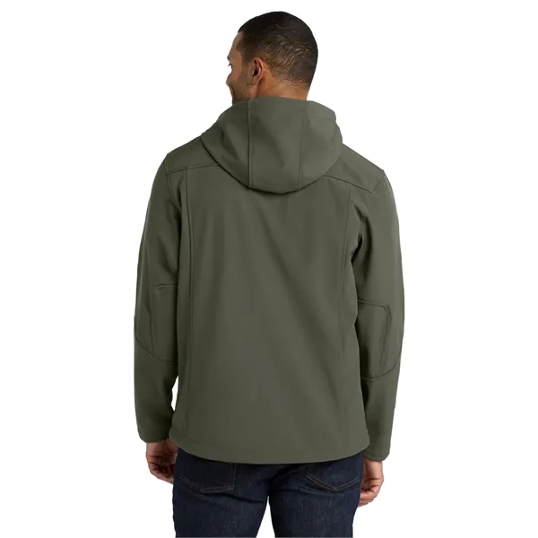 Port Authority Textured Hooded Soft Shell Jacket.... from ASI 84863 SanMar