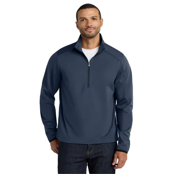 Port Authority Active 1/2-Zip Soft Shell Jacket.... from ASI 84863 SanMar