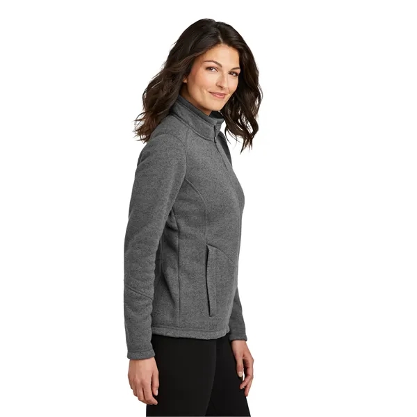 Port Authority Ladies Arc Sweater Fleece Jacket... from ASI 84863 SanMar