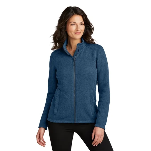 Port Authority Ladies Arc Sweater Fleece Jacket... from ASI 84863 SanMar