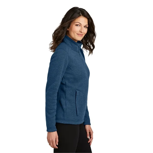 Port Authority Ladies Arc Sweater Fleece Jacket... from ASI 84863 SanMar