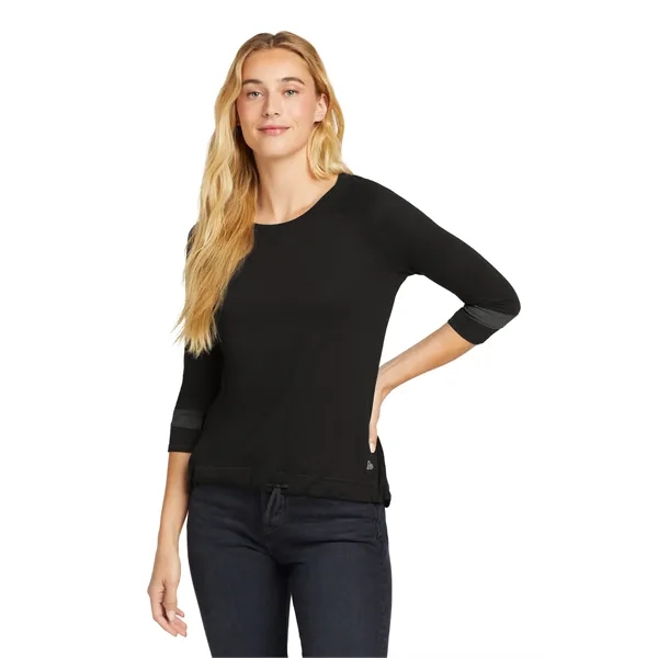 New Era Ladies Tri-Blend 3/4-Sleeve Tee... from ASI 84863 SanMar
