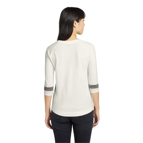New Era Ladies Tri-Blend 3/4-Sleeve Tee... from ASI 84863 SanMar