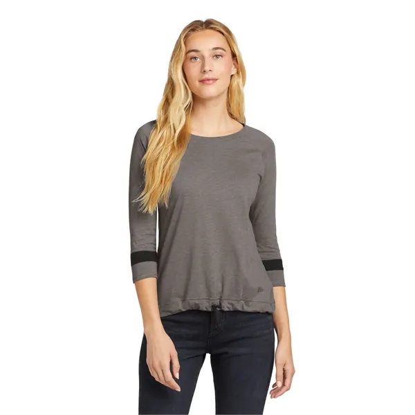 New Era Ladies Tri-Blend 3/4-Sleeve Tee... from ASI 84863 SanMar