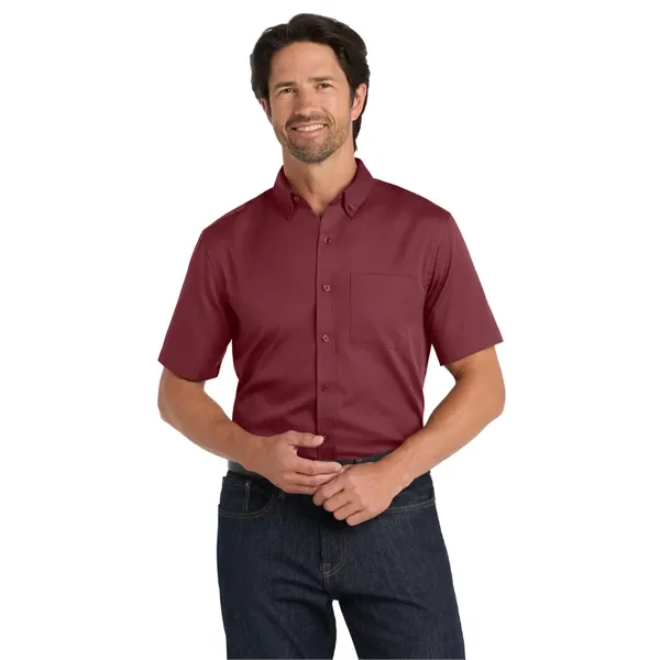 Port Authority Short Sleeve SuperPro React Twill Shirt.... from ASI 84863 SanMar