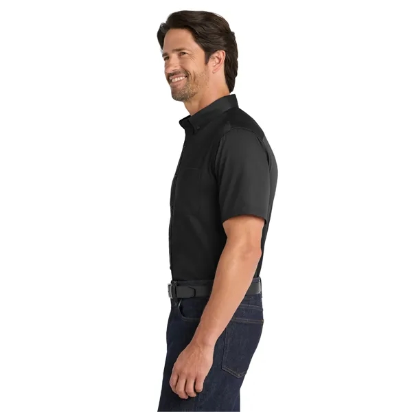 Port Authority Short Sleeve SuperPro React Twill Shirt.... from ASI 84863 SanMar
