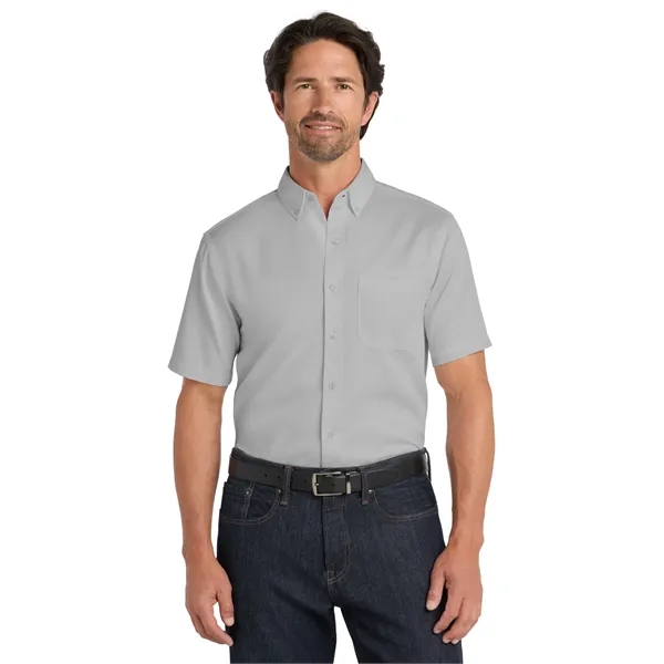 Port Authority Short Sleeve SuperPro React Twill Shirt.... from ASI 84863 SanMar