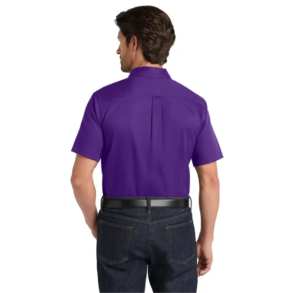 Port Authority Short Sleeve SuperPro React Twill Shirt.... from ASI 84863 SanMar