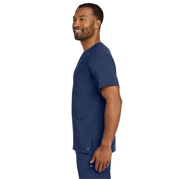 WonderWink Men's Premiere Flex V-Neck Top... from ASI 84863 SanMar