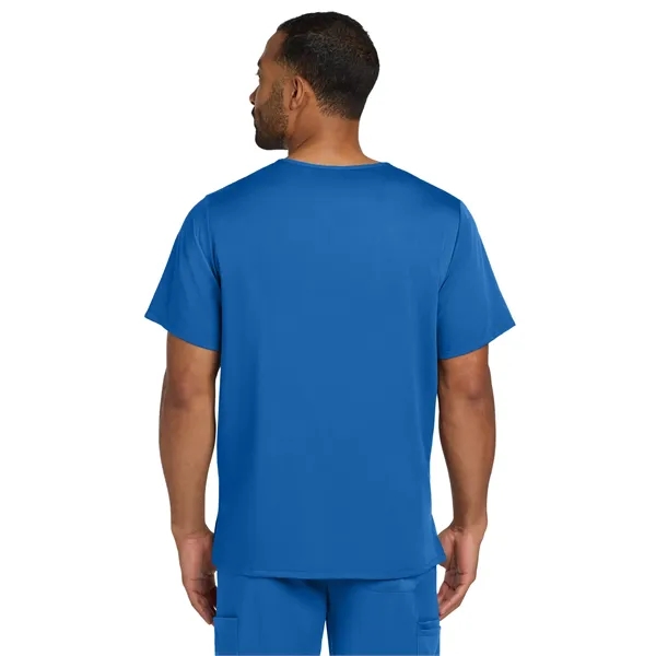 WonderWink Men's Premiere Flex V-Neck Top... from ASI 84863 SanMar