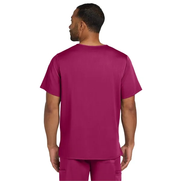 WonderWink Men's Premiere Flex V-Neck Top... from ASI 84863 SanMar