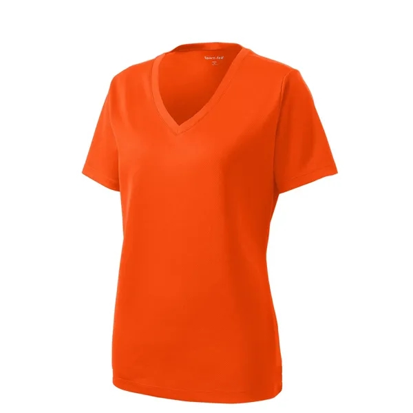 Sport-Tek Ladies PosiCharge RacerMesh V-Neck Tee.... from ASI 84863 SanMar