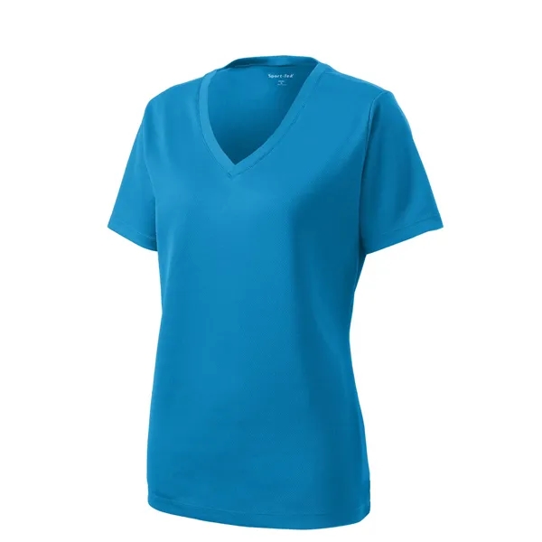 Sport-Tek Ladies PosiCharge RacerMesh V-Neck Tee.... from ASI 84863 SanMar
