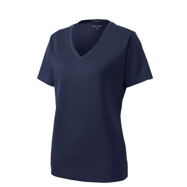 Sport-Tek Ladies PosiCharge RacerMesh V-Neck Tee.... from ASI 84863 SanMar