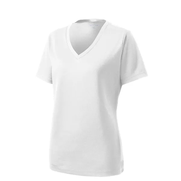 Sport-Tek Ladies PosiCharge RacerMesh V-Neck Tee.... from ASI 84863 SanMar