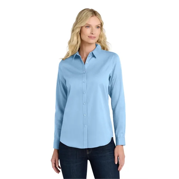 Port Authority Ladies Long Sleeve SuperPro React Twill Shirt...... from ASI 84863 SanMar
