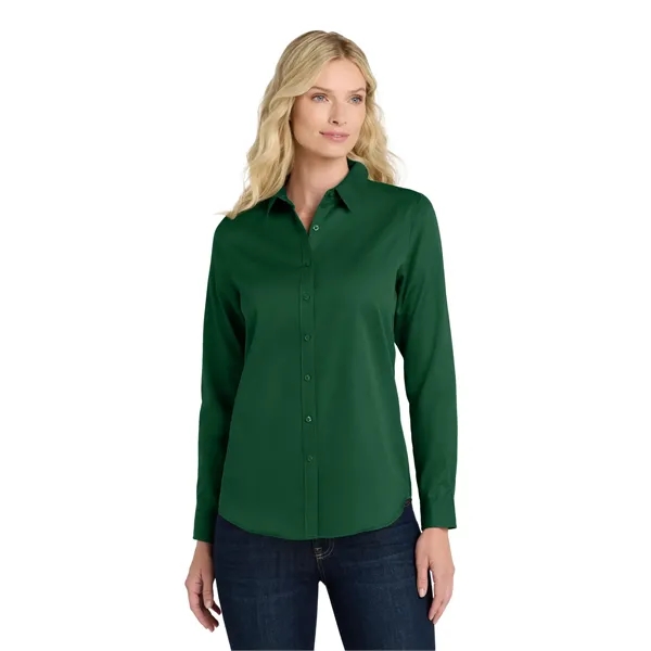 Port Authority Ladies Long Sleeve SuperPro React Twill Shirt...... from ASI 84863 SanMar