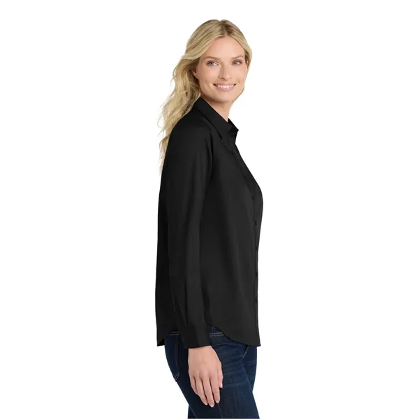 Port Authority Ladies Long Sleeve SuperPro React Twill Shirt...... from ASI 84863 SanMar