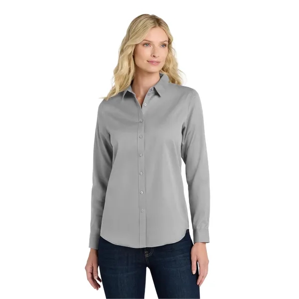 Port Authority Ladies Long Sleeve SuperPro React Twill Shirt...... from ASI 84863 SanMar