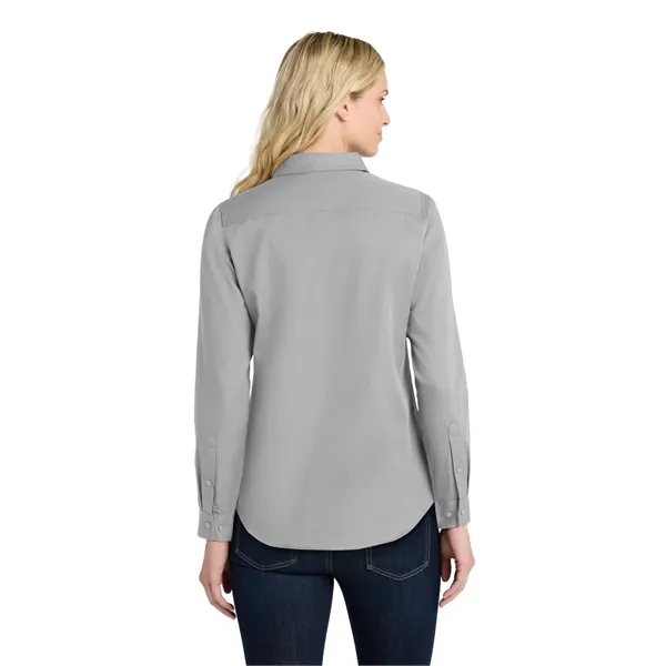 Port Authority Ladies Long Sleeve SuperPro React Twill Shirt...... from ASI 84863 SanMar