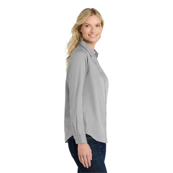 Port Authority Ladies Long Sleeve SuperPro React Twill Shirt...... from ASI 84863 SanMar