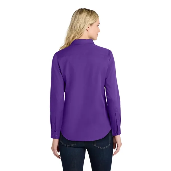Port Authority Ladies Long Sleeve SuperPro React Twill Shirt...... from ASI 84863 SanMar
