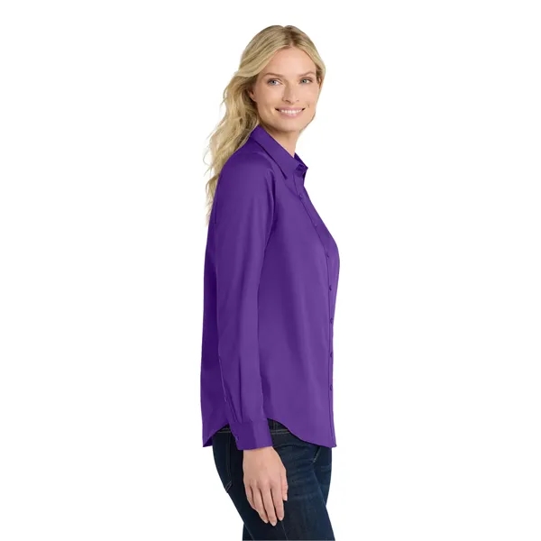 Port Authority Ladies Long Sleeve SuperPro React Twill Shirt...... from ASI 84863 SanMar