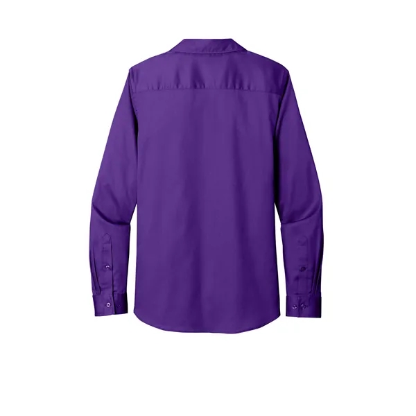 Port Authority Ladies Long Sleeve SuperPro React Twill Shirt...... from ASI 84863 SanMar
