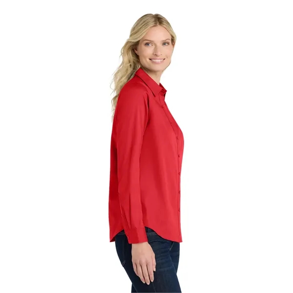 Port Authority Ladies Long Sleeve SuperPro React Twill Shirt...... from ASI 84863 SanMar