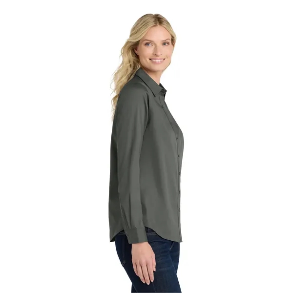 Port Authority Ladies Long Sleeve SuperPro React Twill Shirt...... from ASI 84863 SanMar